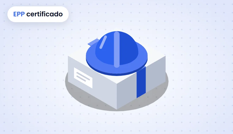 Un casco de seguridad de la Tienda EPP